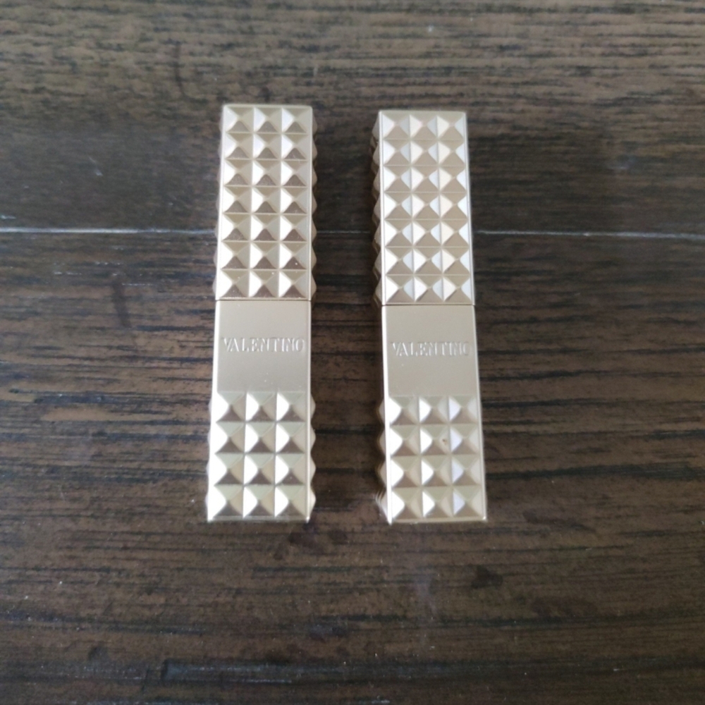 Valentino Red and Gold Lipstick set